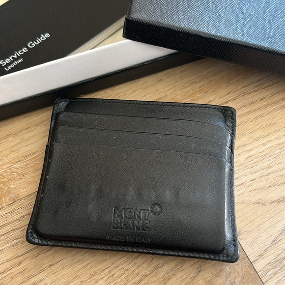 Montblanc cardholder in black - Picture 4 of 7